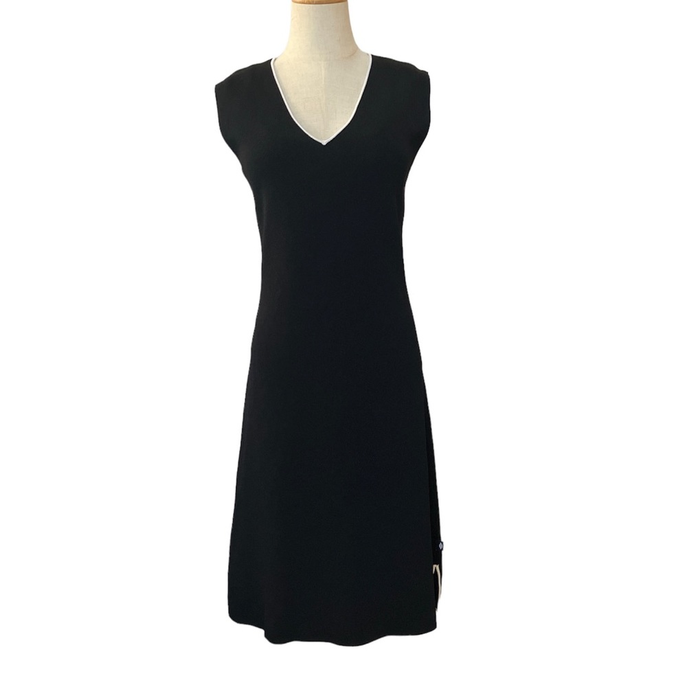Bisou Jeans Black Sleeveless Dress Size L